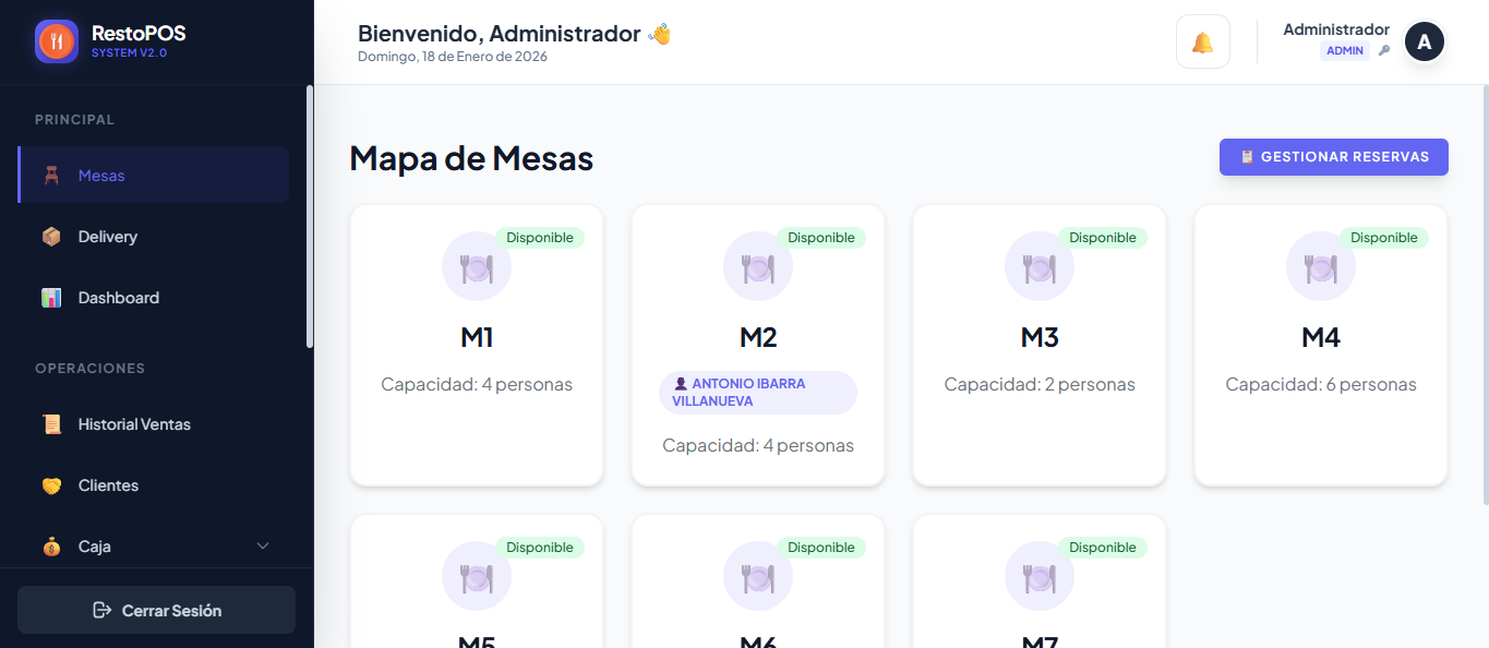 Galería de RestoPOS 2